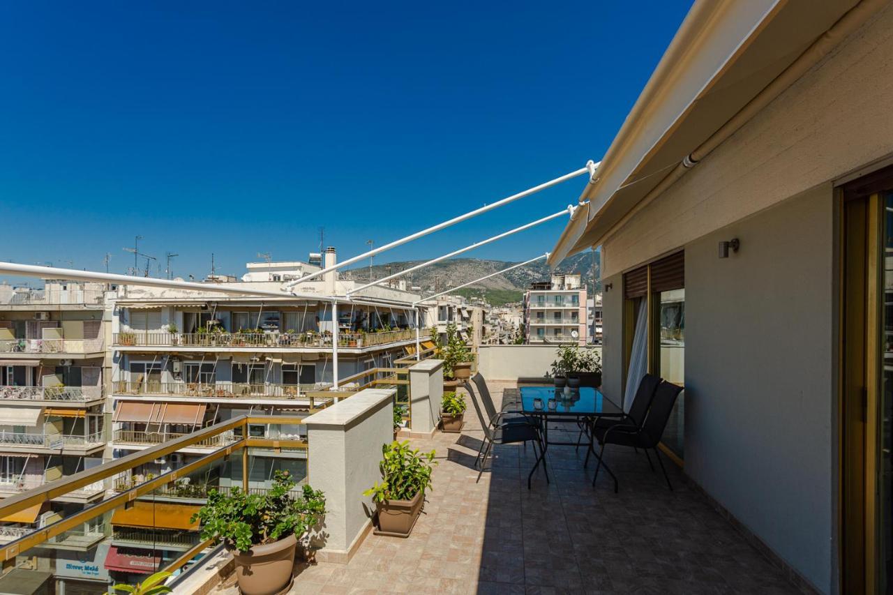 Apartamento Cozy Seaside Penthouse With Sea & Mountain View. Volos Exterior foto