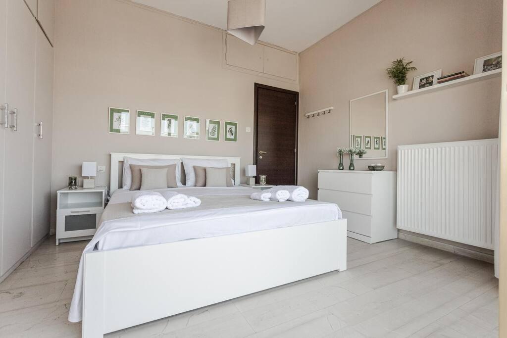 Apartamento Cozy Seaside Penthouse With Sea & Mountain View. Volos Exterior foto